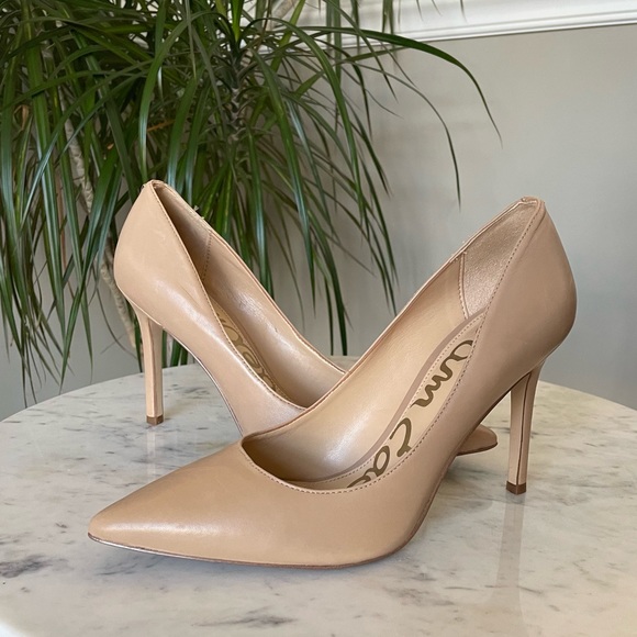 Sam Edelman Shoes - Sam Edelman Nude Stiletto Pointed Toe Pumps